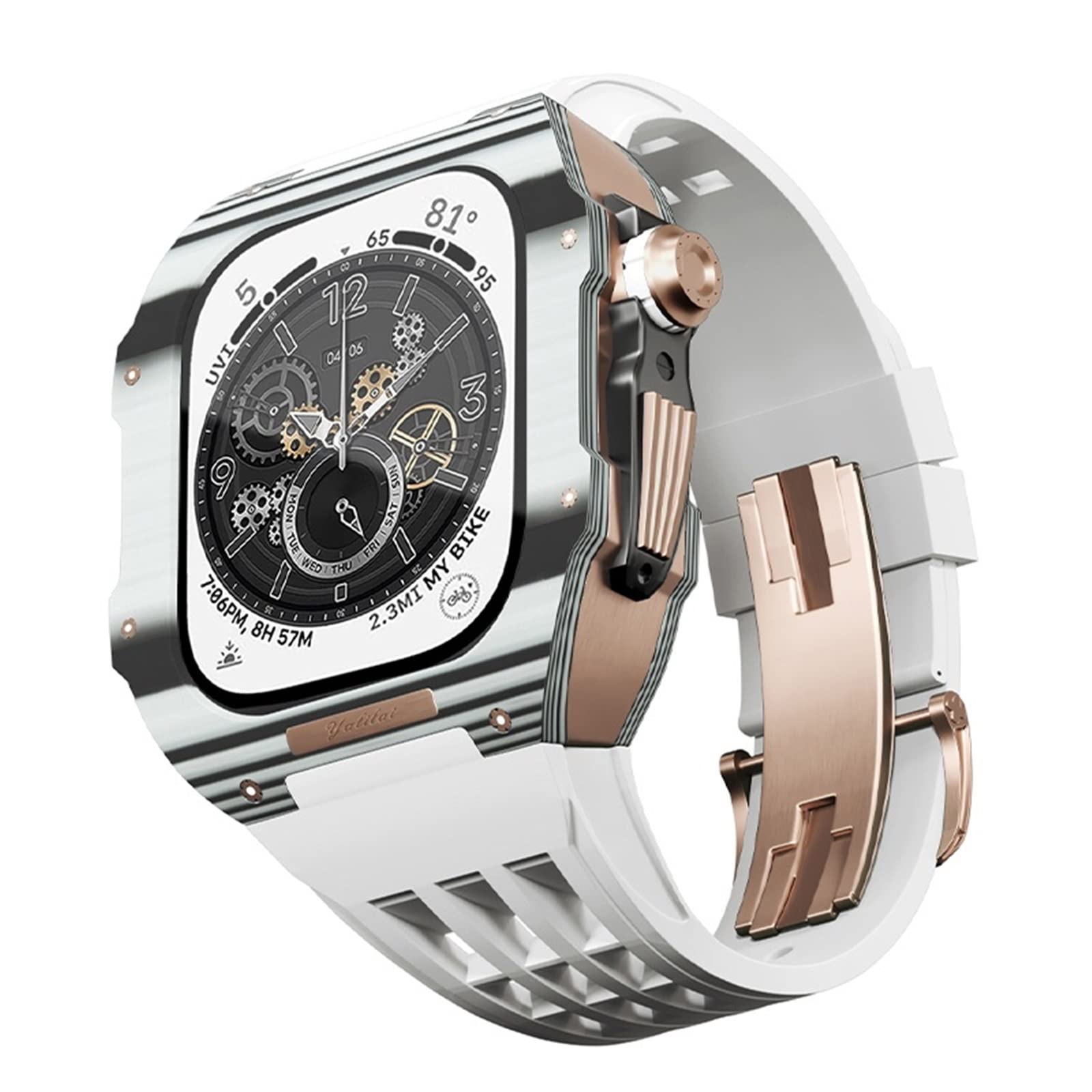 Protection Apple Watch carbone boîtier robuste série 8 7 6 - 8