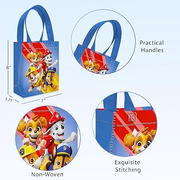 Paw Patrol Party Favor Bags for Kids Birthday 24 Pack Bundle