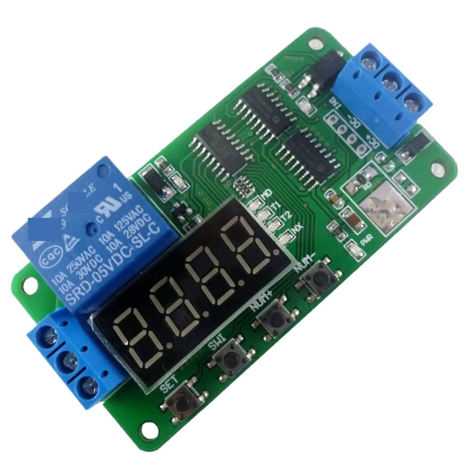 Relais de temporisation DC 5V-24V pour éviter la surchauffe moteur