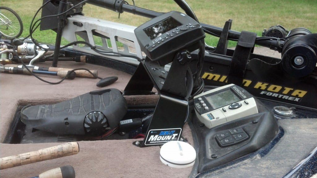 PROcise Outdoors DEK-it Boat Fish Finder & GPS, Electronics Mount, Most Solid Fishfinder Mounting Kit No Bouncing Fish Finder, Works Most Fish Depth Finders (DEK-it 22.5, One Size) : Electronics