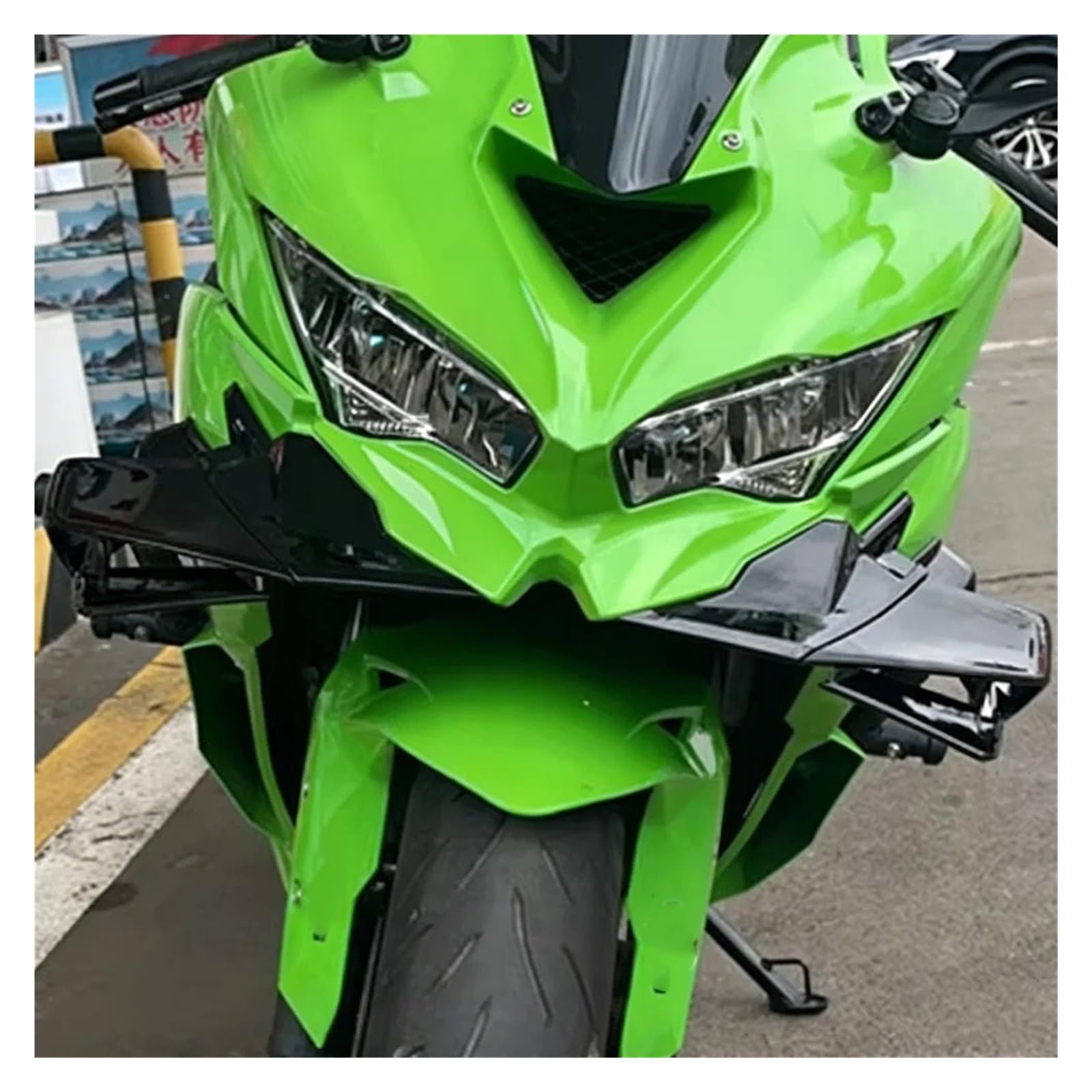 Kit spoiler aletta laterale aerodinamico for motocicletta