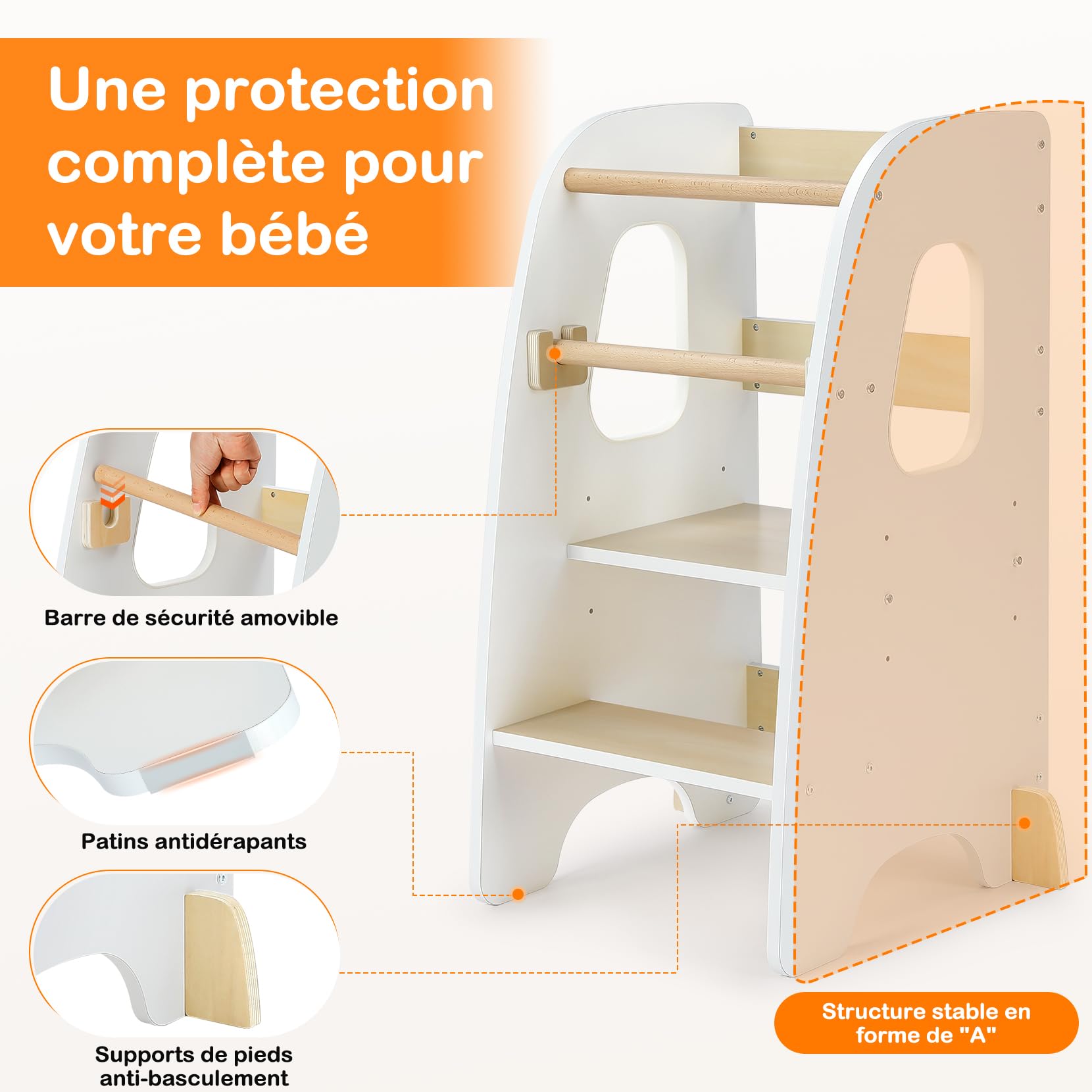 AIYAPLAY Tour D'observation Enfant Tour D'apprentissage Enfant