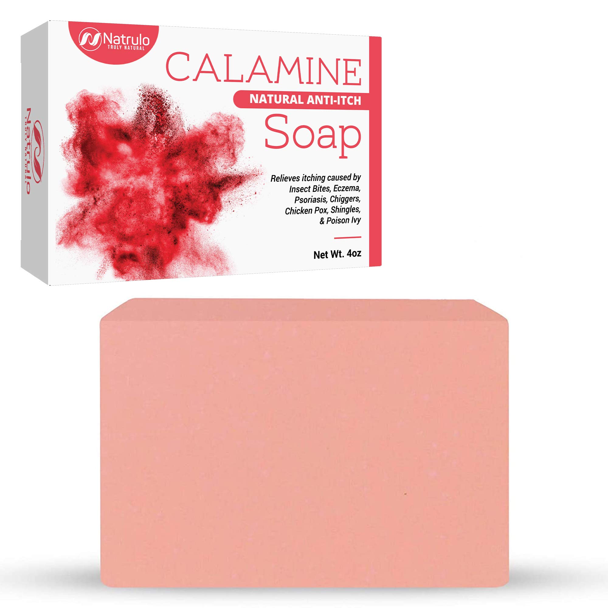 Natural Instant Itch Relief Soap Bar Calming Calamine Soap for Itchy