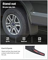 Vista 5 de Kiwi Master Guardabarros para Ford F-150 2015-2020 (con guardabarros), Guardabarros de Servicio Pesado, Protectores contra Salpicaduras Delanteros