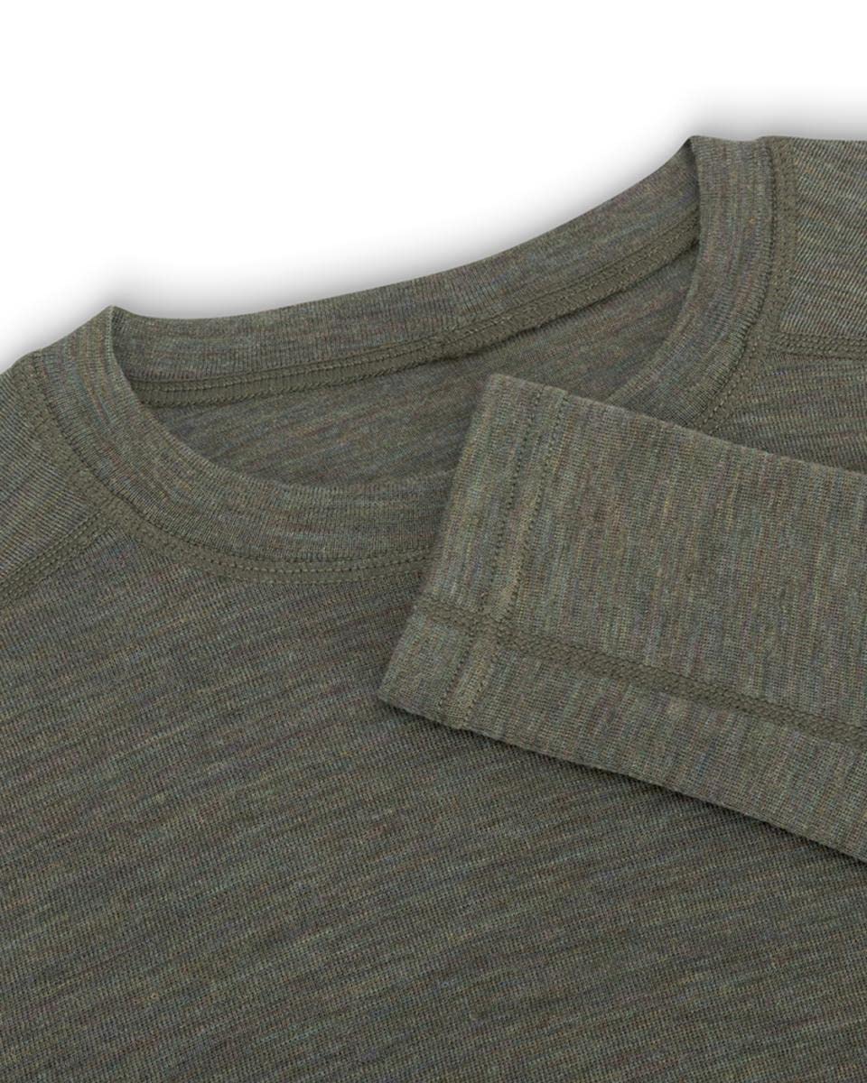 Hoggs of Fife 100% Merino Wool Crew Neck Base Layer Long Sleeve