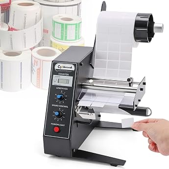 CGOLDENWALL New high Power Automatic Auto Label Dispenser Stripper Separating Machine 12W AL-1150D | L&auml;nge und Geschwindigkei