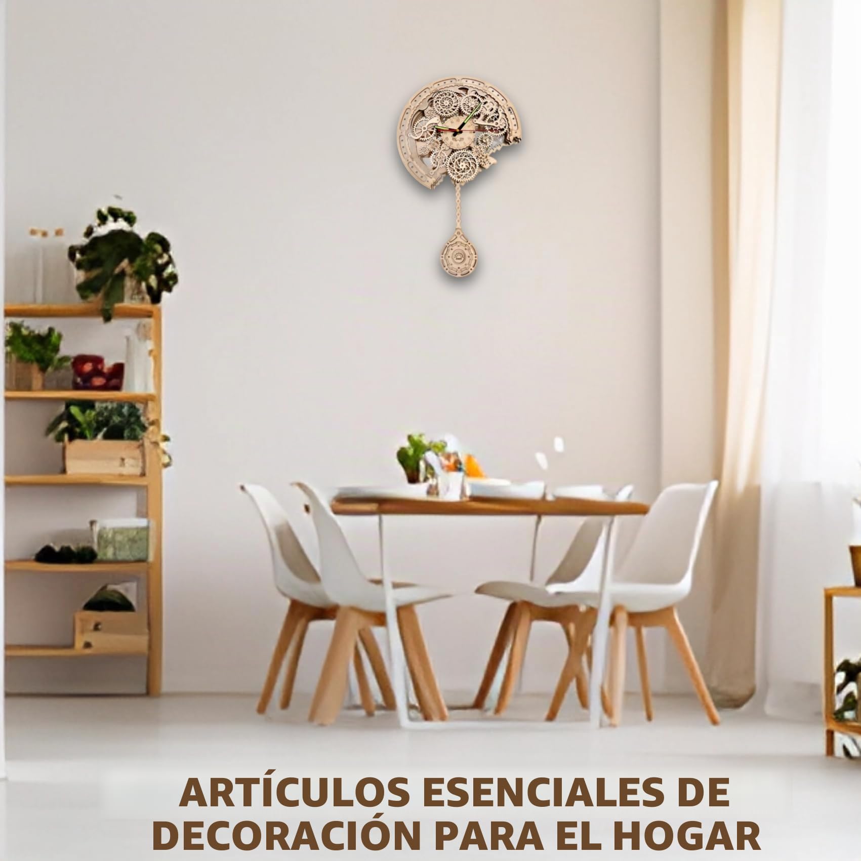 Puzzle de madera 3D mágico, rompecabezas de madera para adultos, juego de maquetas mecánicas de madera, rompecabezas de madera 3D, regalo para niños y adultos (reloj)
