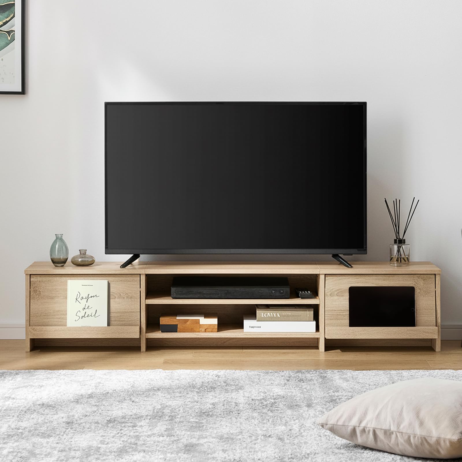 【4/30まで】LOWYA テレビ台【直接引き取りで3300円】 Amazon｜LOWYA ロウヤ テレビ台 テレビボード ロータイプ 収納棚