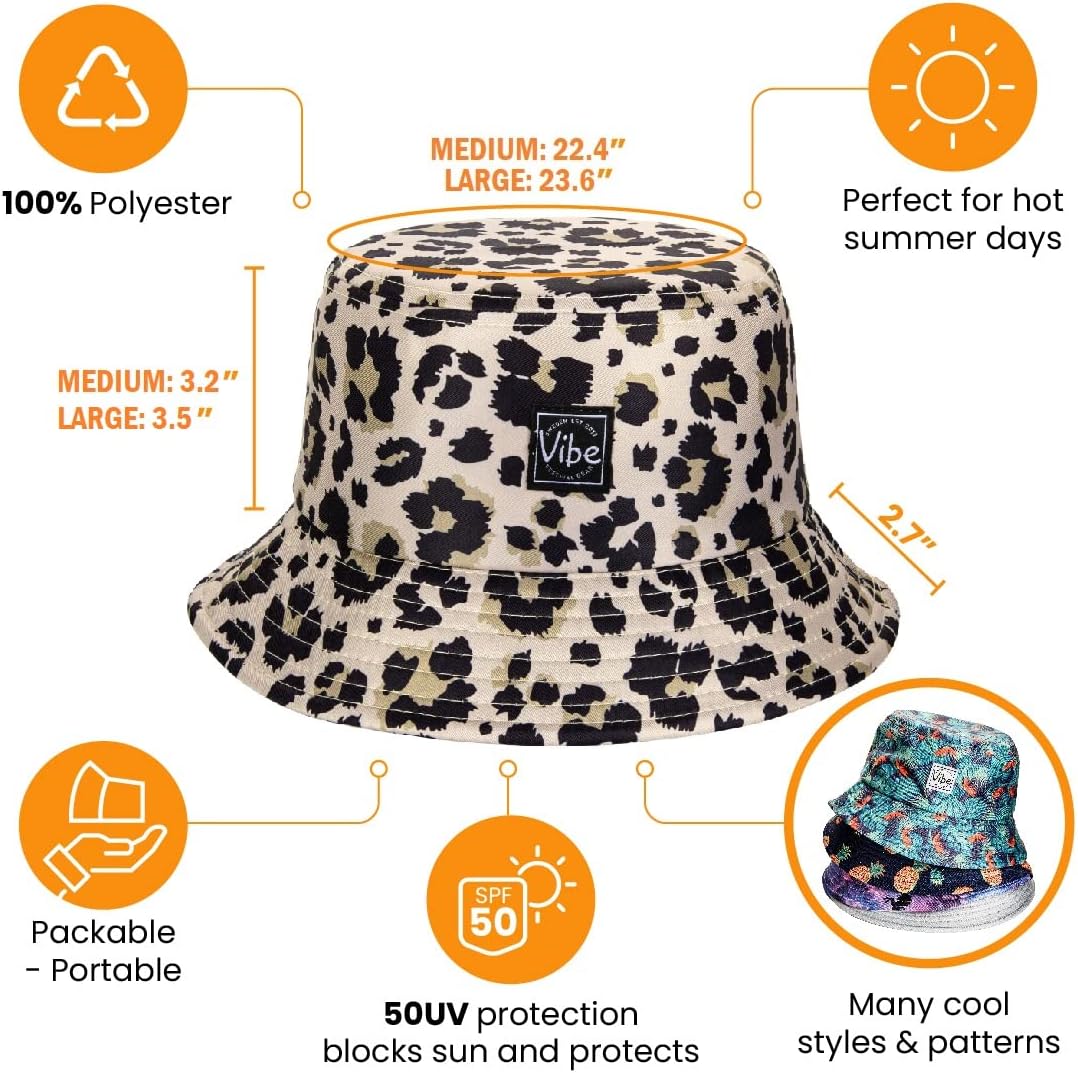 Vibe Festival Gear Bucket Hat Unisex for Men Women Fashion Fishing Hat Cute Fisherman Cap - Image 2