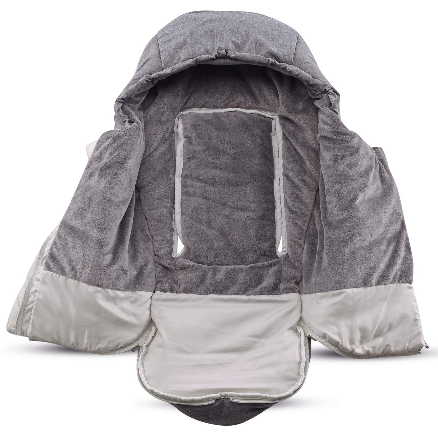 Inglesina Sacco Invernale per Culla e Seggiolino Auto, Cyber Silver