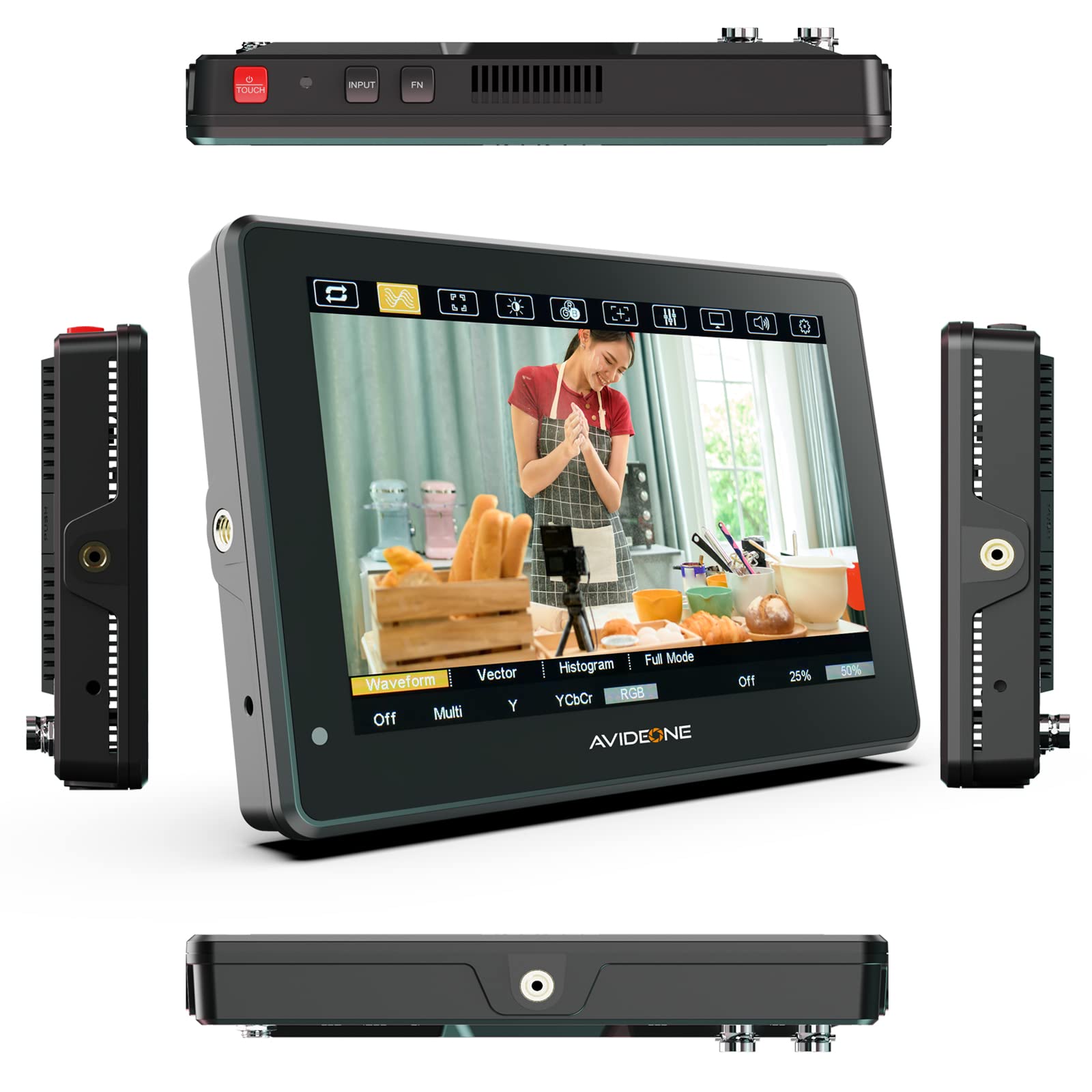 Amazon.co.jp: AVIDEONE 7インチ オンカメラフィールドモニター