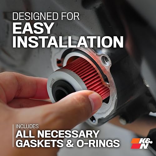 Miniatura 4 de K&N KN-152 Powersports Filtro de aceite de alto rendimiento