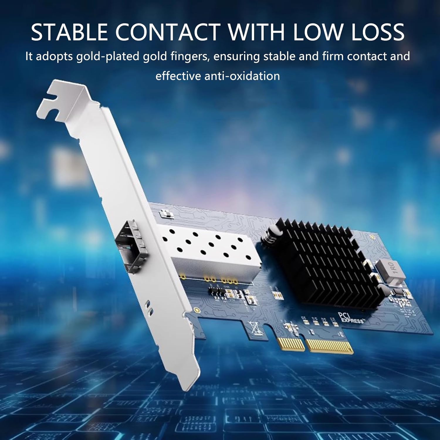 ハイスループット10GイーサネットPCIEXPRESSネットワークアダプターデータセンターとクラウドコンピューティング用シングルSF