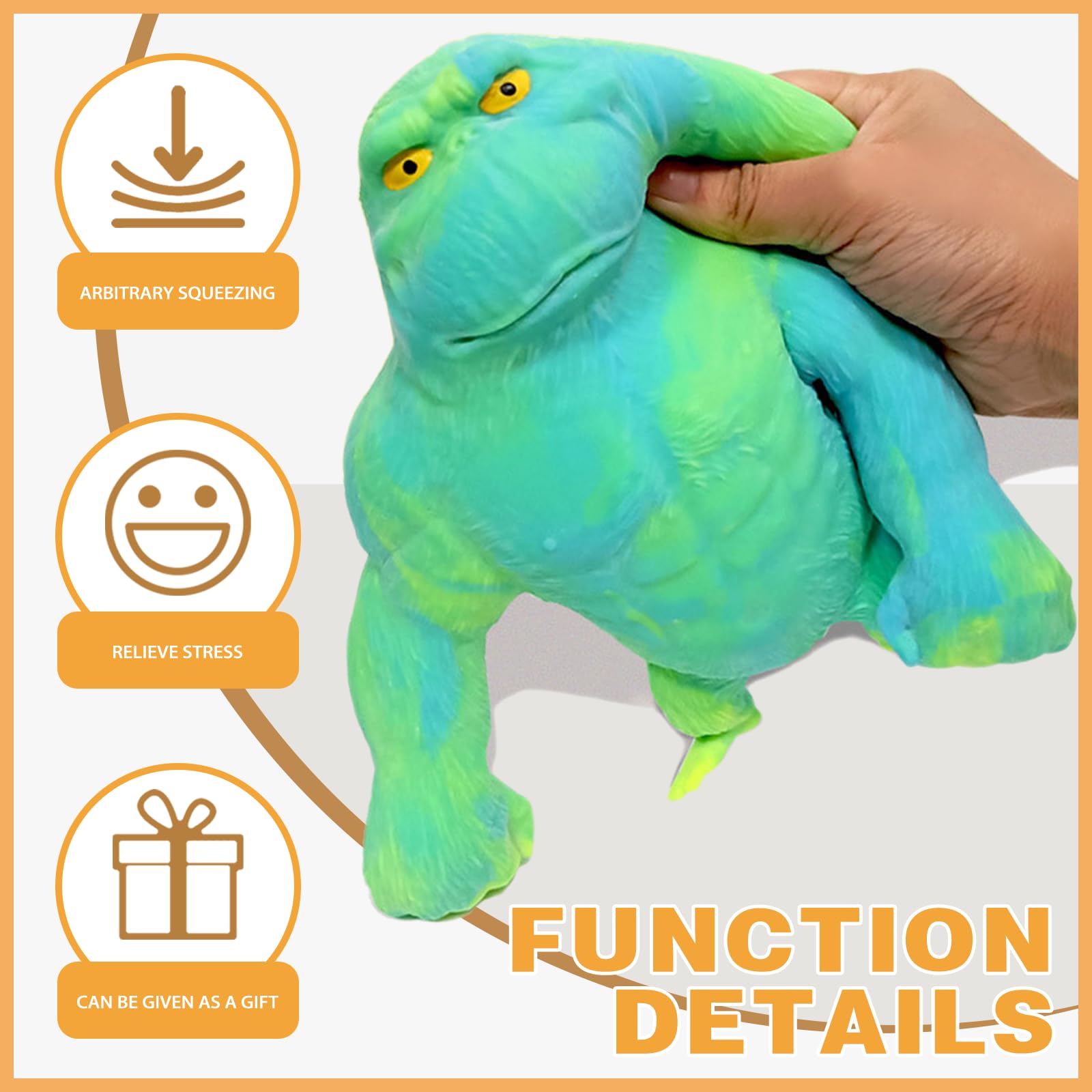 Amazon | 伸縮性のあるスクイッシーモンキースクイーズおもちゃ 子供と