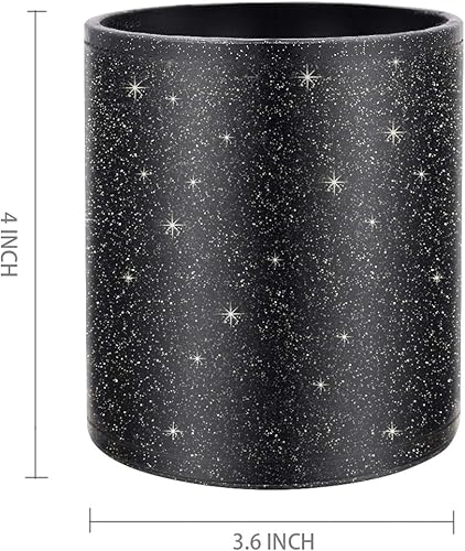 Vista 139 de WAVEYU Soporte para bolígrafos para mujeres y niñas, taza de lápices, decoración de escritorio de mármol, soporte para brochas de maquillaje