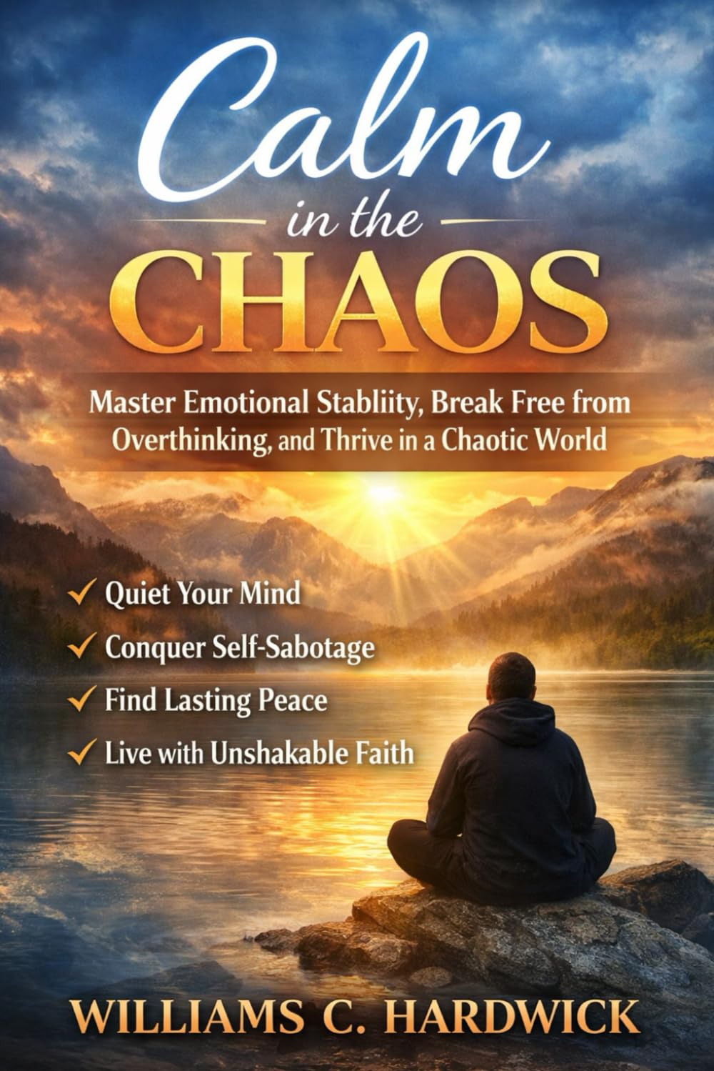 CALM IN CHAOS: Emotional Stability in a Noisy World: A Practical Guide to Overcoming Overthinking, Stress, and Self-Sabotage