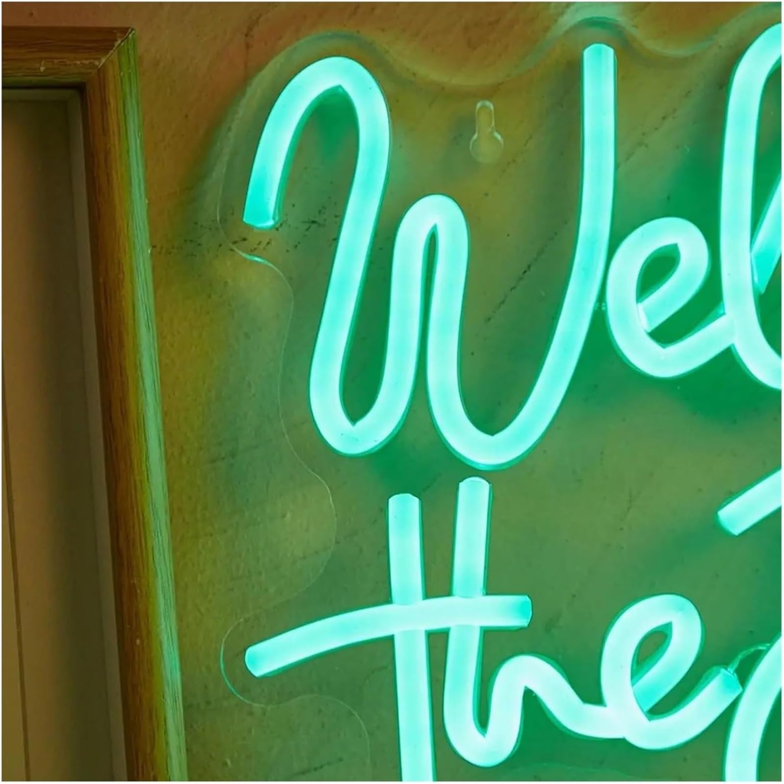 Per insegna al Per neon Welcome To Jungle per insegne Per Lampada decorativa da parete alimentata