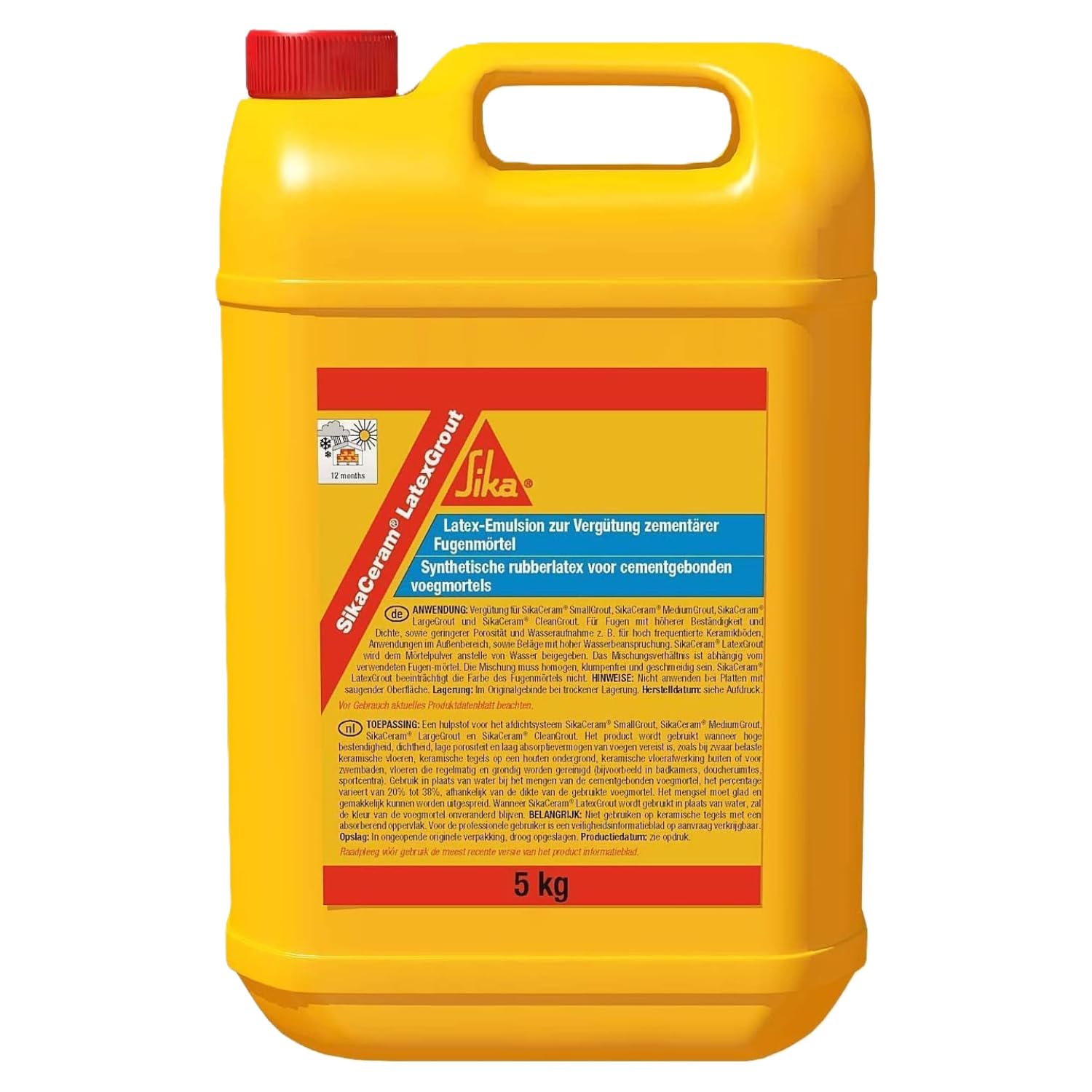 SIKA - Látex resinas sintéticas - SikaCeram LatexGrout - Blanco - 5kg
