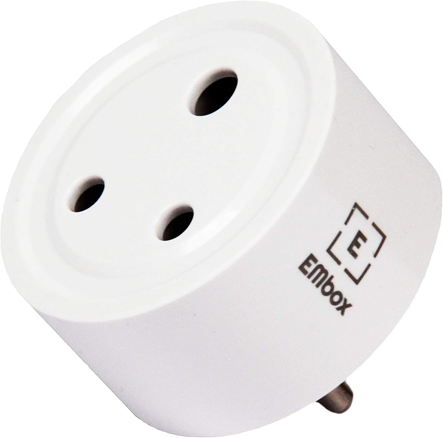 EMBox Indian Standard Pin WiFi Smart Socket Plug for Amazon Alexa Google Home