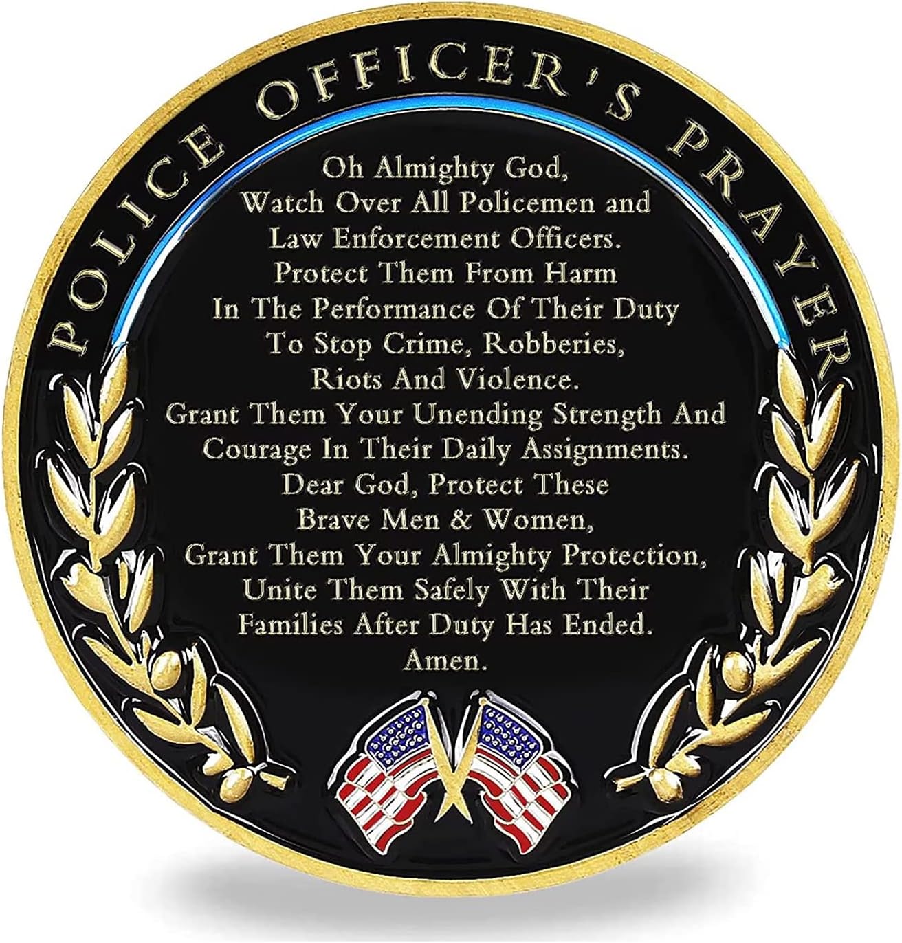 Saint Michael Police Coin The Archangel Prayer Challenge Coin (Pack of 6)