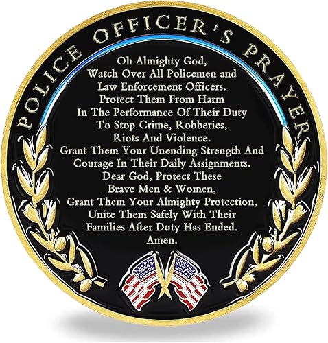 Miniatura 2 de US Saint Michael Police Prayer Challenge Coin State Trooper Gifts