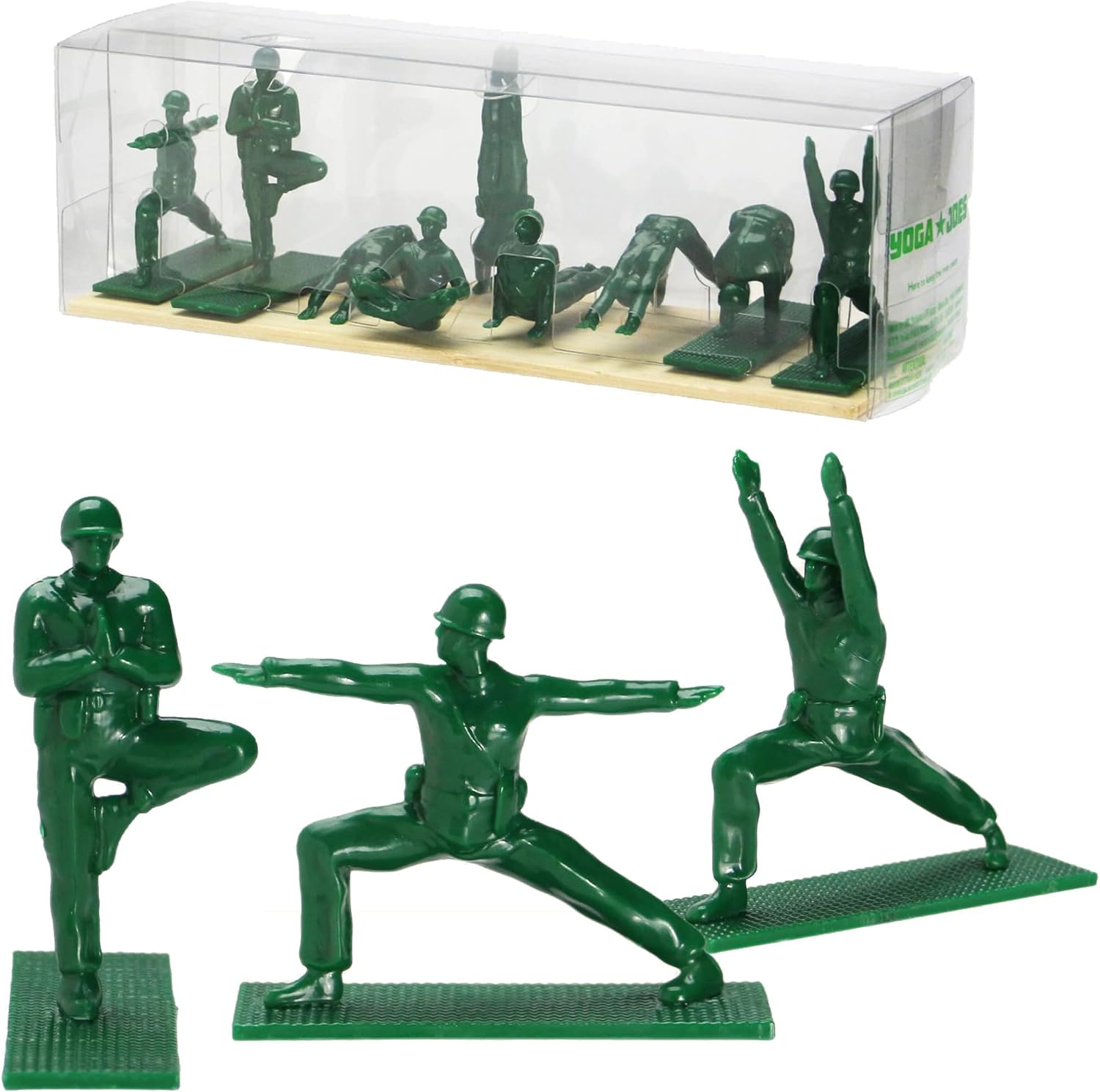 Yoga Joes Series 1 Green Toy Soldiers, Set...