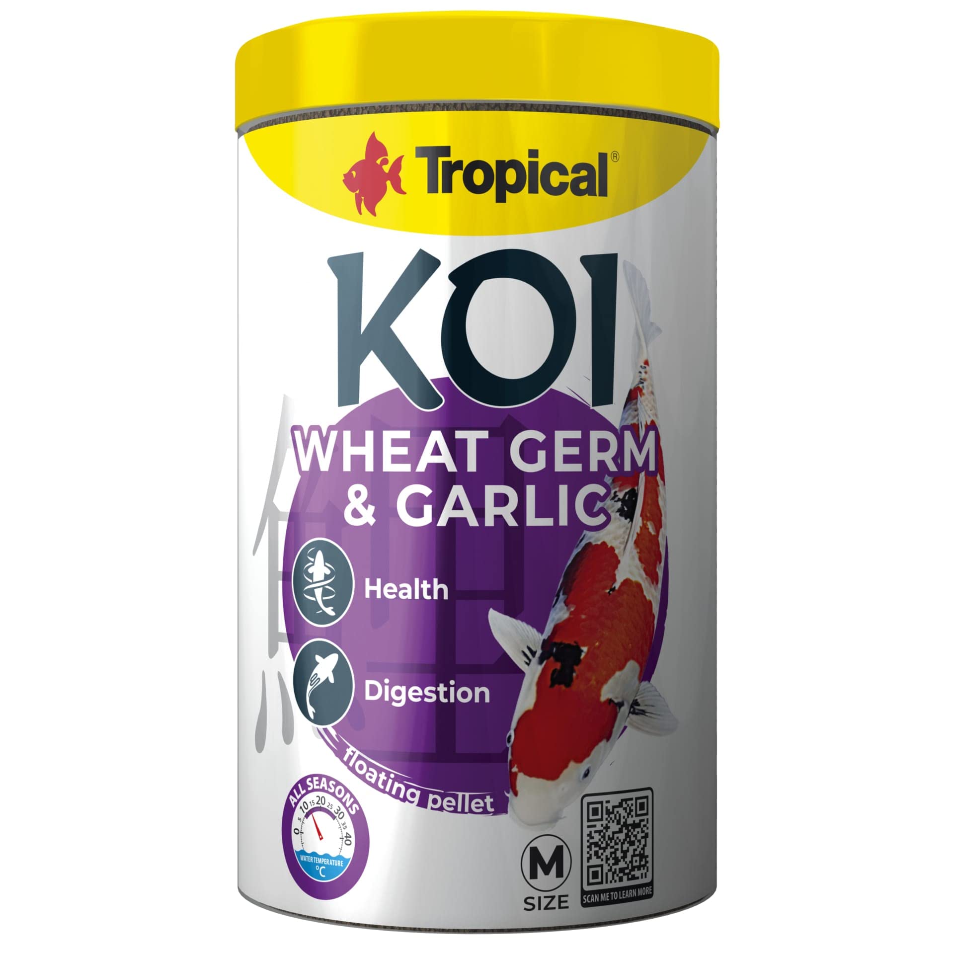 Koi Wheat Germ granulés anti eau trouble pour poissons d'étang M