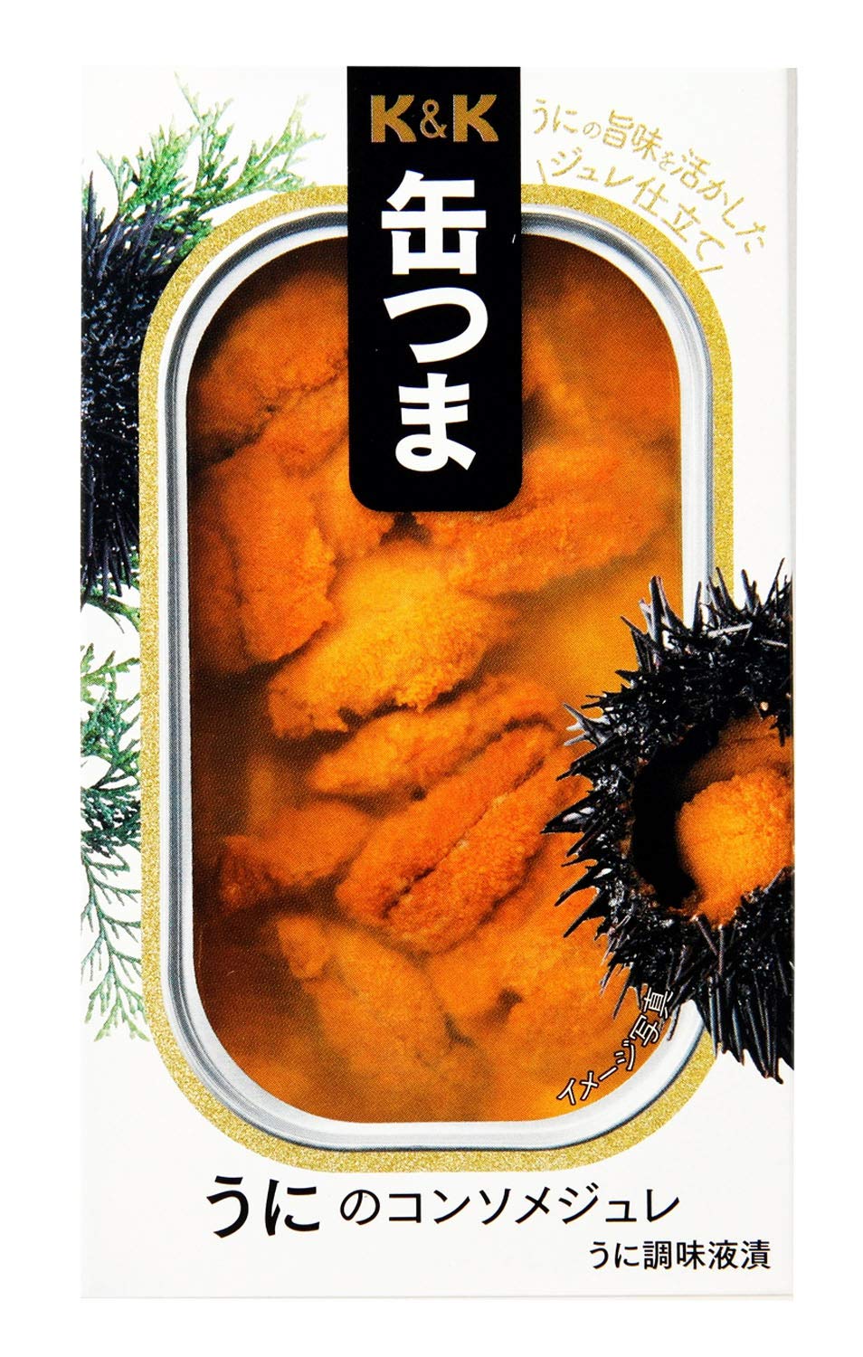Amazon | 国分グループ本社 缶つま うにのコンソメジュレ 65g | K&K 