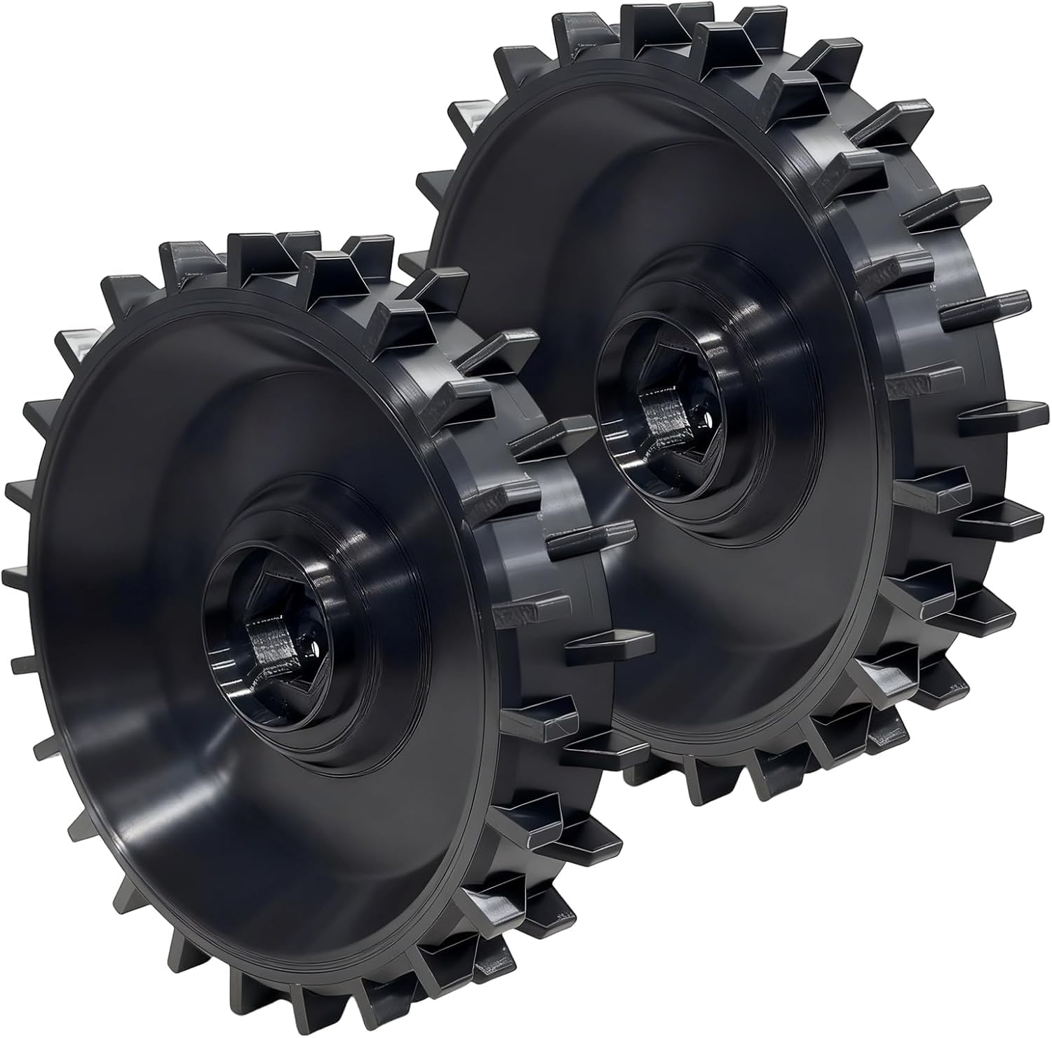 Antriebsrad Reifen Rad Ø183mm, 2 Stücke Mähroboter Antriebsräder, kompatibel mit Husqvarna Automower 105 305 308 Mähroboter 574465104