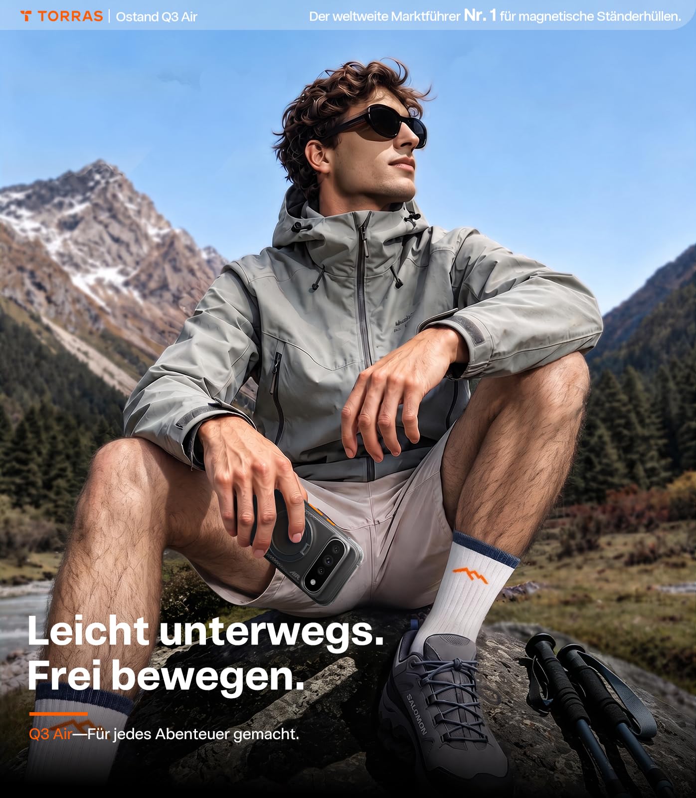 TORRAS Ostand Q3 Air für Google Pixel 11 Pro XL Schwarz