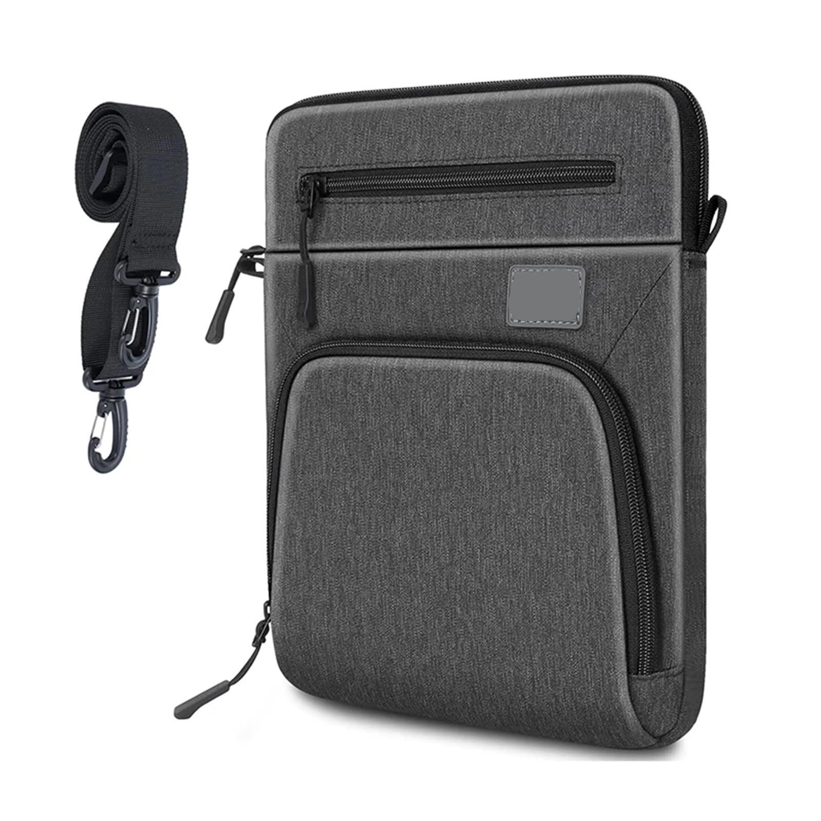 Funda De Tableta Funda for Tableta con asa de 12,9 Pulgadas y Correa for el Hombro para Tablet(Dark Grey)