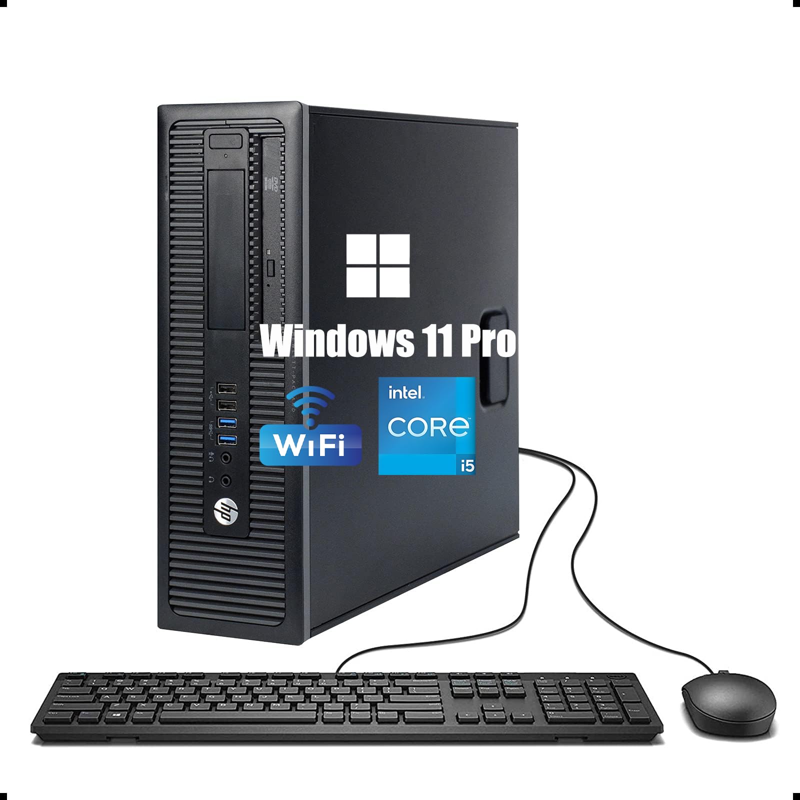 HP ProDesk 600 G1 Tower – Core I5 4570, 16GB RAM, 128GB SSD + 1TB HDD, Win 10 Pro