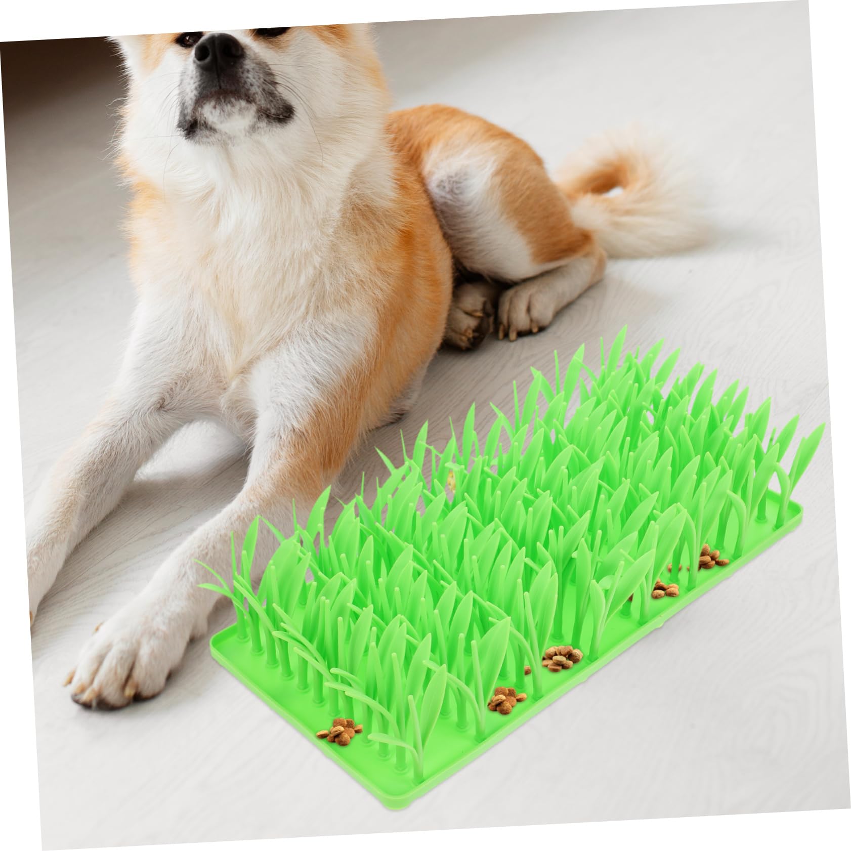 Silikon Leckerlimatte mit Gras Design, rutschfest, für Hunde