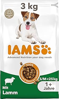 IAMS Hundefutter trocken mit Lamm - Trockenfutter für erwachsene Hunde ab 1 Jahr, geeignet für kleine & mittelgroße Hunde, 3 kg product image