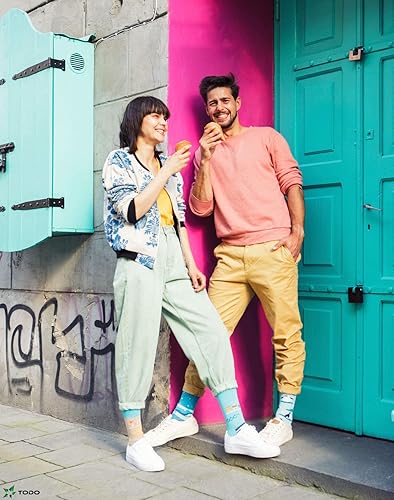 Miniatura 2 de TODO Calcetines divertidos para hombres, mujeres - novedad vestido calcetines para hombre divertido regalo de Navidad, calcetines divertidos -