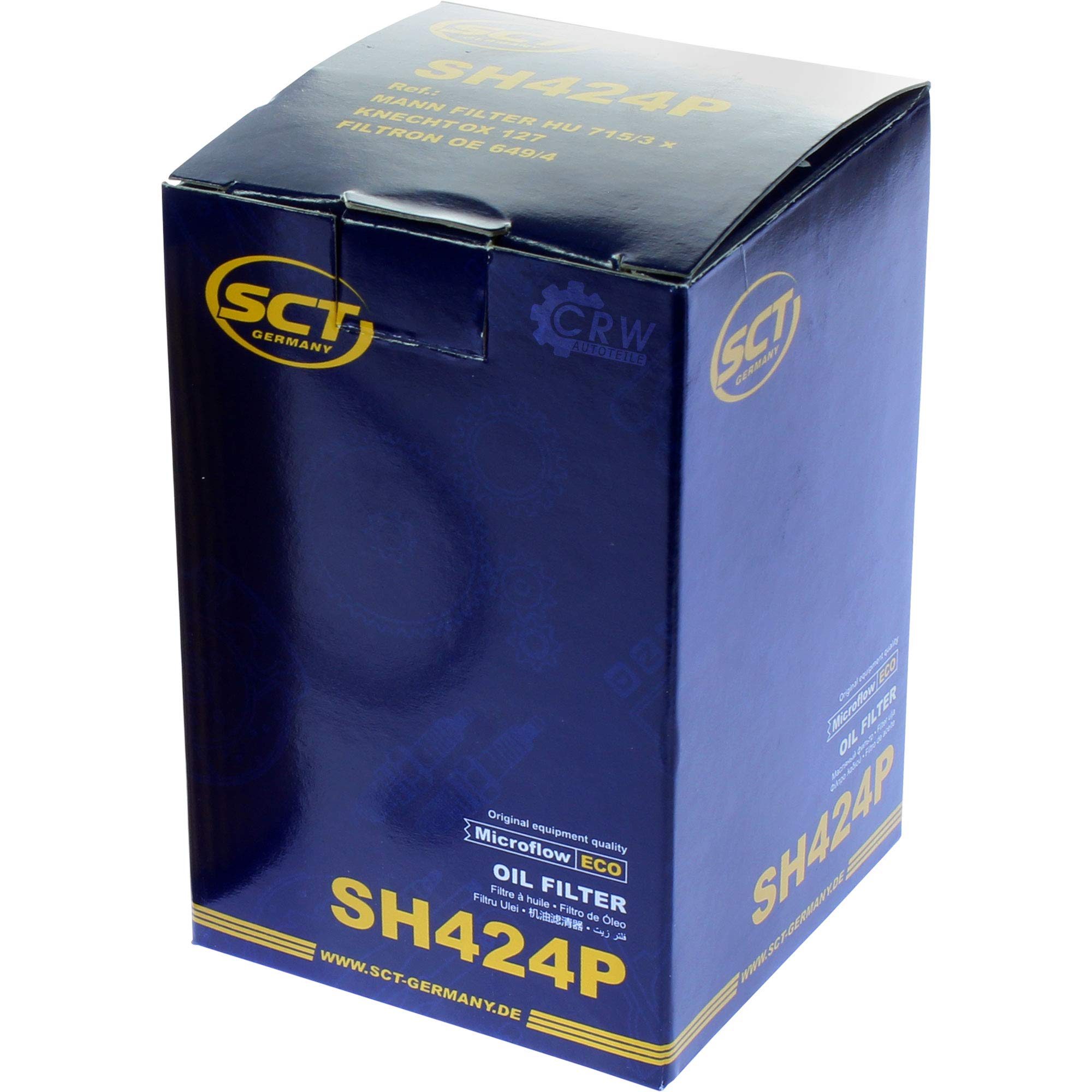 QR-Parts Set 85484847 SH 424 P 10 filtros de aceite originales SCT