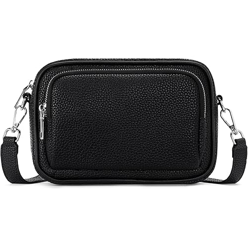SENDEFN Crossbody Bags for Women Small Square Bag Trendy PU Leather Purses and Handbags