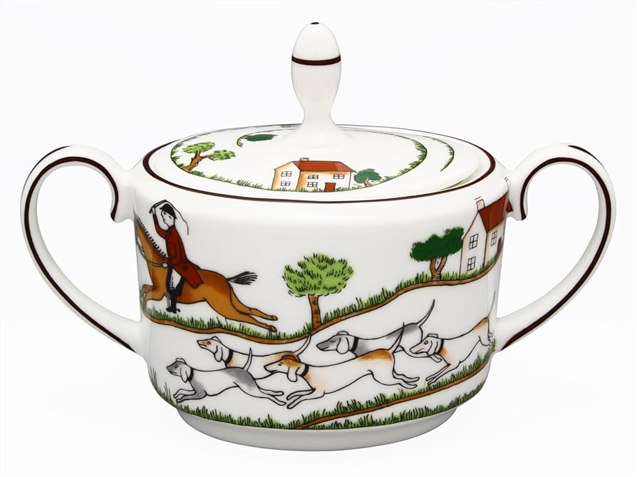 狩猟犬 ハンター 絵柄 食器セット 皿 4個セット　ウェッジウッドとコールホット 狩猟犬 ハンター 絵柄 食器セット 皿 4個セット ウェッジウッド