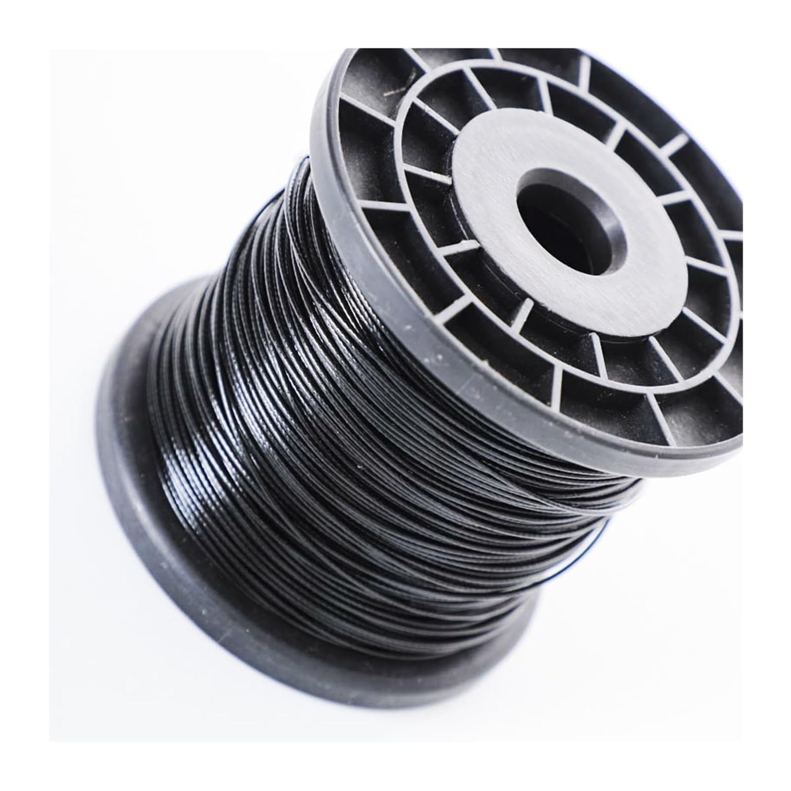 Lina stalowa, Lina stalowa powlekana PVC 304 ze stali nierdzewnej o średnicy 0,38–6 mm, czarna, długość 10–100 m(7X7 5MM 20Meters)