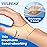Velpeau Thumb Compression Sleeve for Tendonitis (Pack of 2), Seamless Technology, Gloves Wraps for Arthritis Pain Relief for Women & Men, Splint Liner, Fits Both Hands (Khaki, Short Version, S)