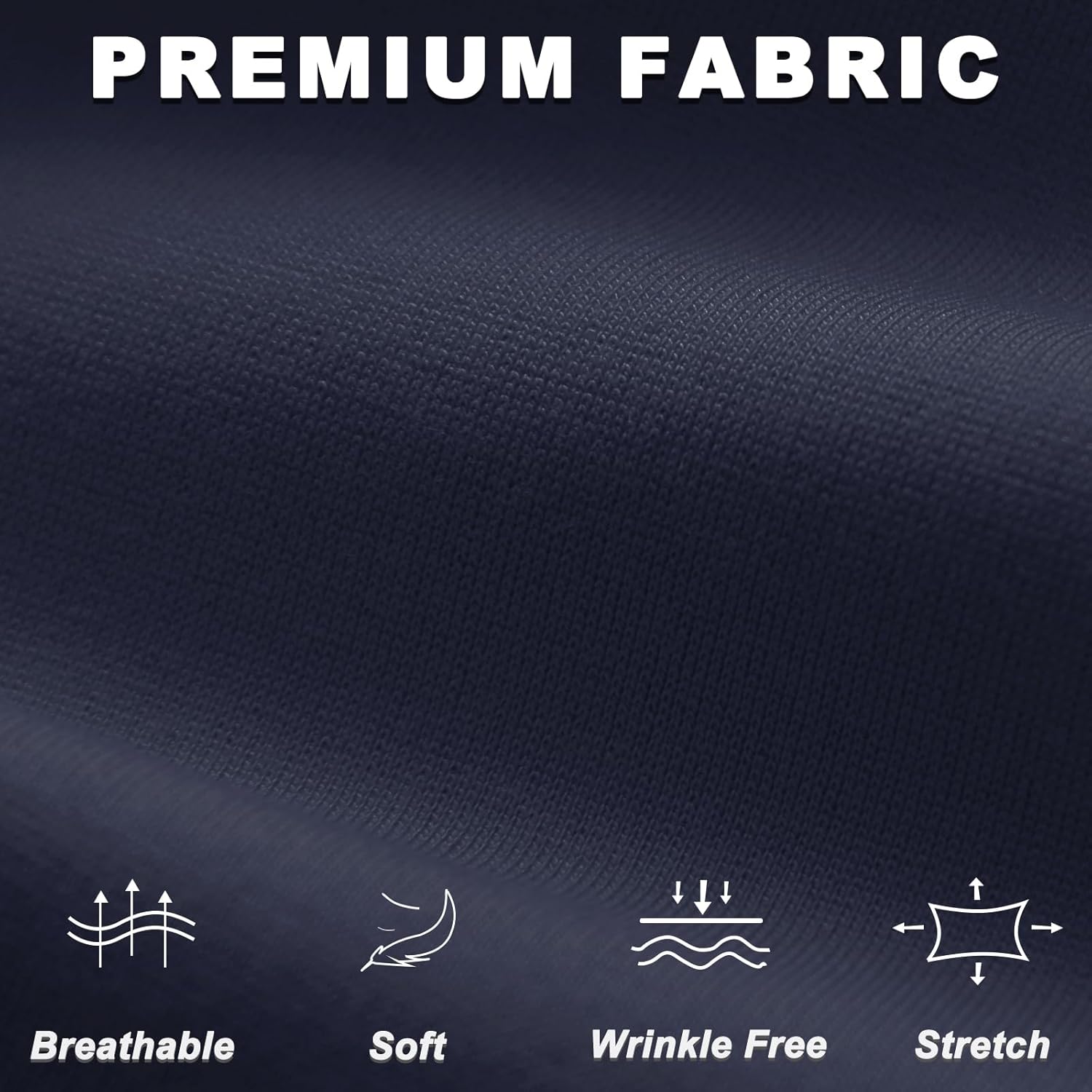 iChosy Women's High Waist Skinny Comfy Stretchy Work Pants with Pockets - Image 6