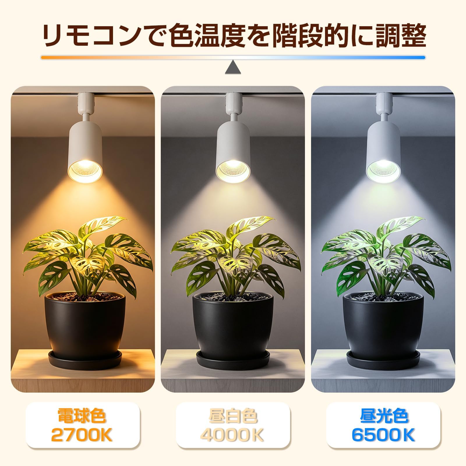 Amazon.co.jp : szbritelight ダクトレール スポットライト LED 100W