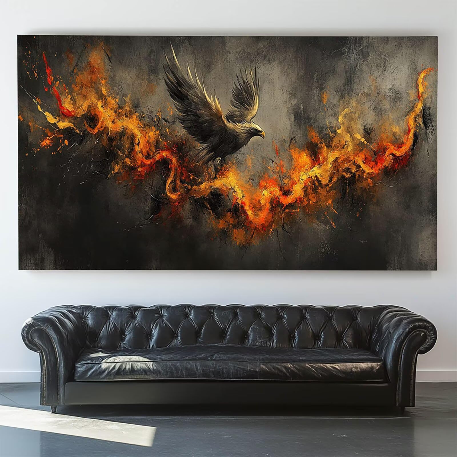 Pintar por Numeros Adultos águila, Pintar por Numeros Niños Kit Manualidades Adultos Abstracto Cuadros para Pintar por Numeros Pintura Acrílico, Cuadros Decoracion Salon Modernos 80X160cm 7w-1-W