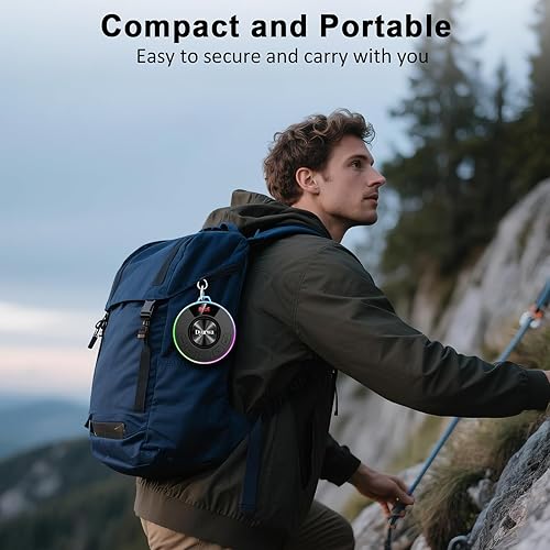 Miniatura 8 de Altavoz Bluetooth de ducha impermeable IPX7 certificado, altavoz de ducha portátil con sonido fuerte y claro con ventosa, portátil inalámbrico para