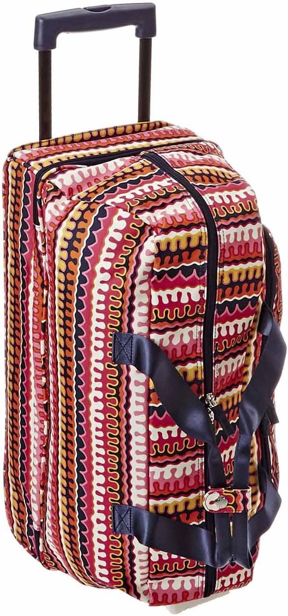 Vera Bradley Lighten Up Wheeled Carry On Luggage in Rio