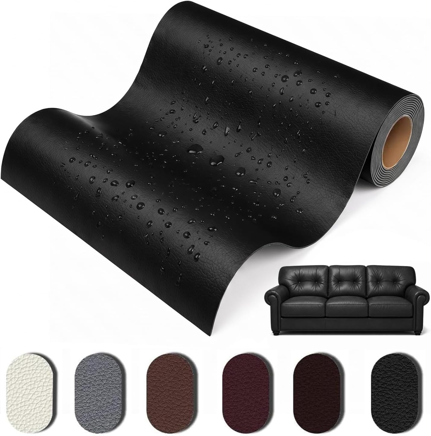 Leather Repair Patch for Couch, 24×54 inch Vinyl Repair Kits for Furniture