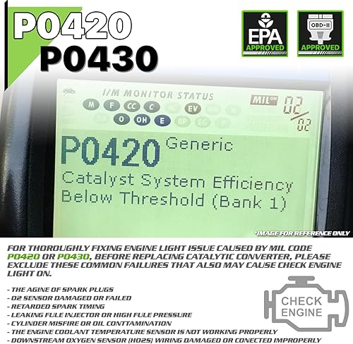 Miniatura 10 de Magshion Convertidor catalítico compatible con Volkswagen Beetle, Golf, Jetta 2.0L 2001-2006, ajuste directo, cumple con las normas EPA