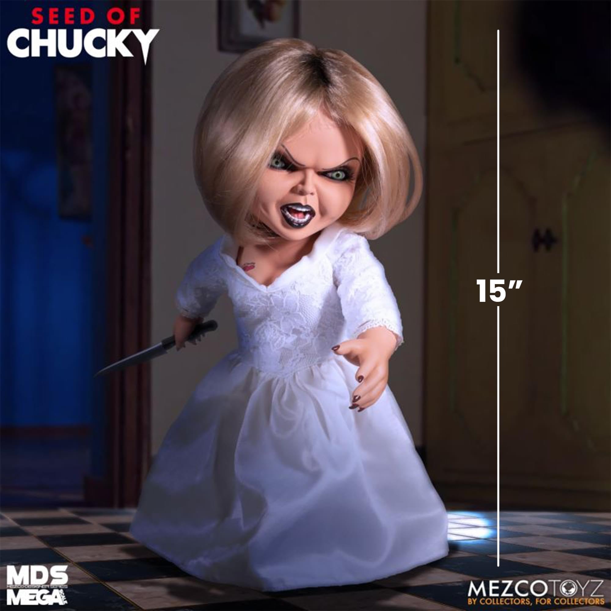 Seed of Chucky Tiffany 1:1スケールフィギュア Chucky Tiffany Seed Of Chucky 15 Inch Mds Mega Scale Figure With