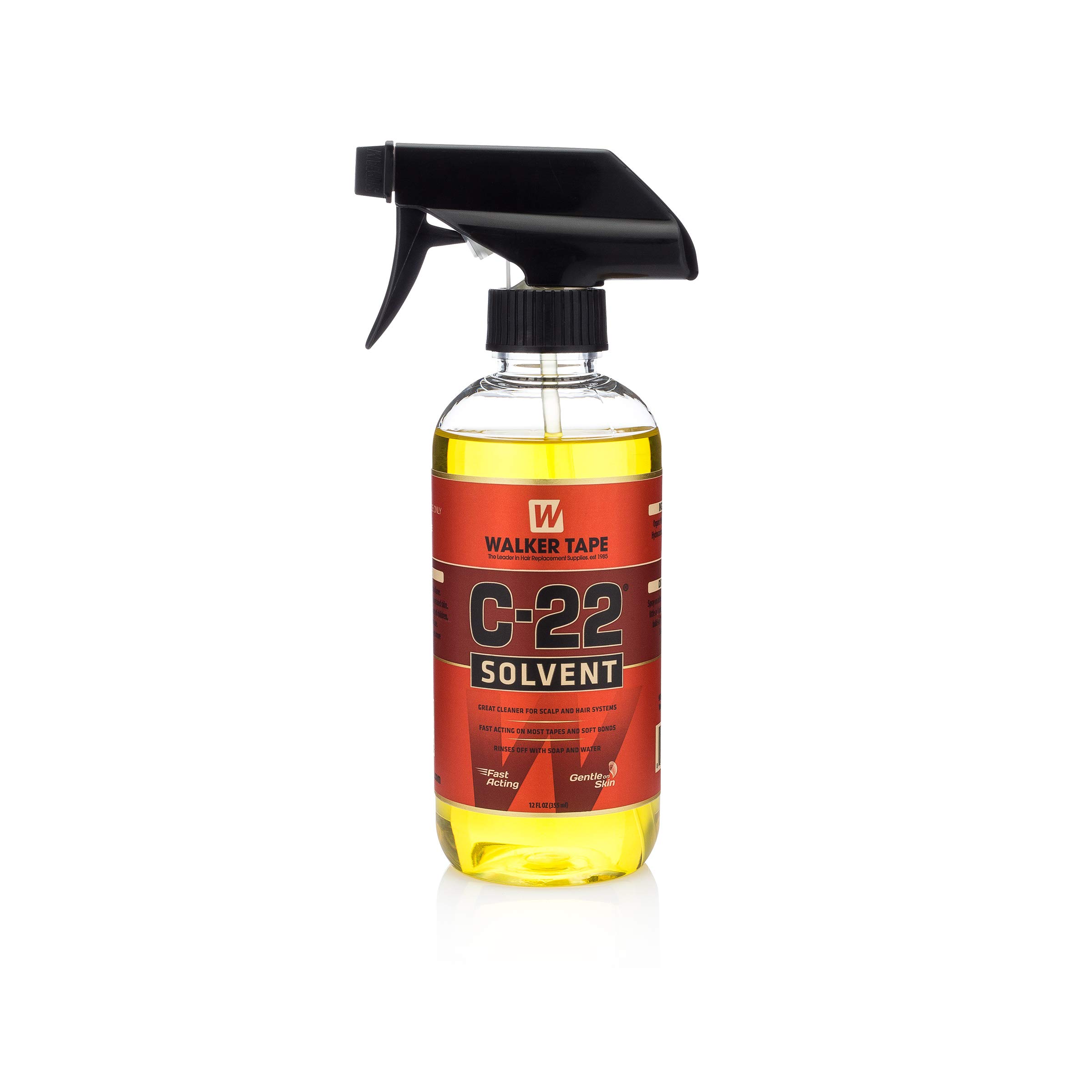 WALKER C 22 Adhesive Solvent. Oil base 12 oz. spray glue wig cleaner