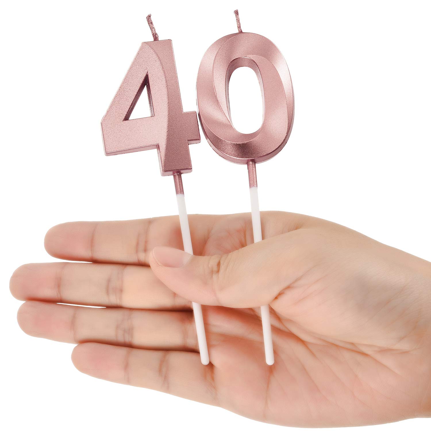 Amazon.co.jp: BBTO 40歳の誕生日キャンドル ケーキ数字キャンドル